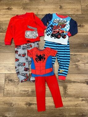 Carter's Kids Pajama Sets - Red, Blue, Gray